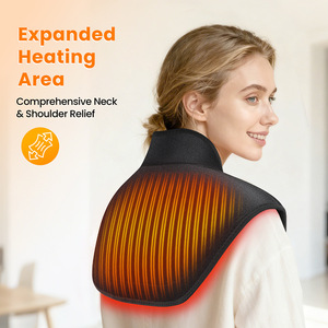 USB Rechargeable Electric <b>Heat</b> <b>Pad</b> for Shoulder <b>Neck</b> with Automatic Shut-off Ideal for Home Office and Travel Use - Product Image 2