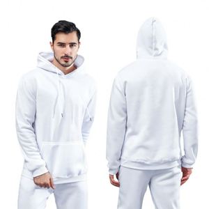 Custom Plain Winter Men's Waterproof Anti-Wrinkle Heavyweight Oversized Hoodie 350g Luxury Streetwear Sweatshirt - Product Image 6