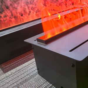 1200 1500 1800mm WIFI Control decoración Artificial <span class=keywords><strong>llama</strong></span> LED <span class=keywords><strong>chimenea</strong></span> de vapor decorativa empotrada 3D <span class=keywords><strong>chimenea</strong></span> eléctrica de Vapor de agua - Product Image 2