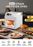Friteuse à vapeur pour appareil de maison intelligente, sans huile, revêtement en acier inoxydable, cuiseur multifonctions
