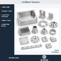 Pièces d'équipement industriel usinées sur mesure par CNC, fournisseur OEM, précision ±0,005 mm, ISO 9001, fraisage CNC aluminium 6061