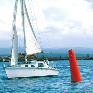 Boya Inflable de Señalización Marina - Boya de Seguridad para Navegación y Paseos en Bote de PVC de Alta Visibilidad con Válvula de Inflado Rápido - Product Image 1