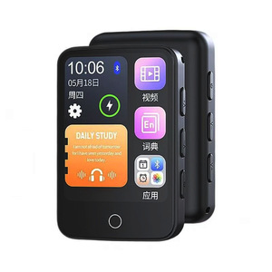 Écran tactile complet de poche BT Lecteur MP3/MP4 Musique Wakman Lecture vidéo Enregistreur vocal E-book Casque Réveil Calculatrice - Product Image 1