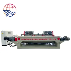 Automatic plywood veneer making machine Veneer peeling machine best price 8feet wood peeling machine