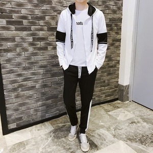 Completo Sportivo Casual da <span class=keywords><strong>Uomo</strong></span> all'Ingrosso per Primavera e Autunno, Set Trendy con Felpa e Giacca Leggera - Product Image 5