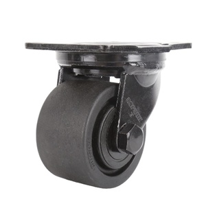 Industrial 3-Inch Castors 75mm Aço <span class=keywords><strong>Caster</strong></span> Low Gravity Fiberglass Reinforced Nylon Giratório <span class=keywords><strong>Caster</strong></span> 1200lbs Capacidade OEM