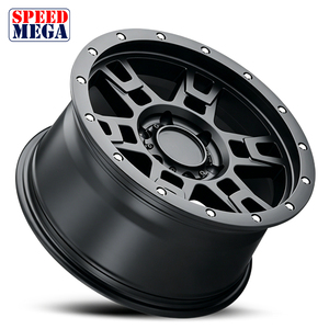 ล้อแม็กซ์อลูมิเนียมอัลลอยด์สีดำด้าน SPEED MEGA ขนาด 5.5 นิ้ว แบบหลายก้าน ชิ้นเดียว สำหรับการดัดแปลงและอัปเกรด - Product Image 1