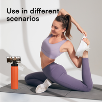 Isolé 32oz Flip Straw Magsafe Aimant Sport Bouteille D'eau Tumbler Tasses Tasse Avec Support Magnétique Pour Téléphone Portable
