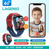 Reloj Inteligente LAGENIO 4G con IA para Niños, Pantalla AMOLED de 1.78'', GPS, LBS, WIFI, Localización, Llamada de Emergencia SOS, Videollamada HD, Modo Clase