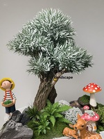 Pas cher Artificielle Olive Plante Verte Bonsaï Arbre Grand Paysage Arbre Intérieur Extérieur Restaurant Hôtel Centre Commercial Décor
