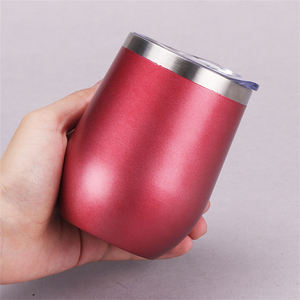 Vaso de vino portátil de acero inoxidable con doble pared, vaso de vino aislado con tapa, termo de <span class=keywords><strong>Yerba</strong></span> <span class=keywords><strong>Mate</strong></span>, 8Oz/12Oz - Product Image 6