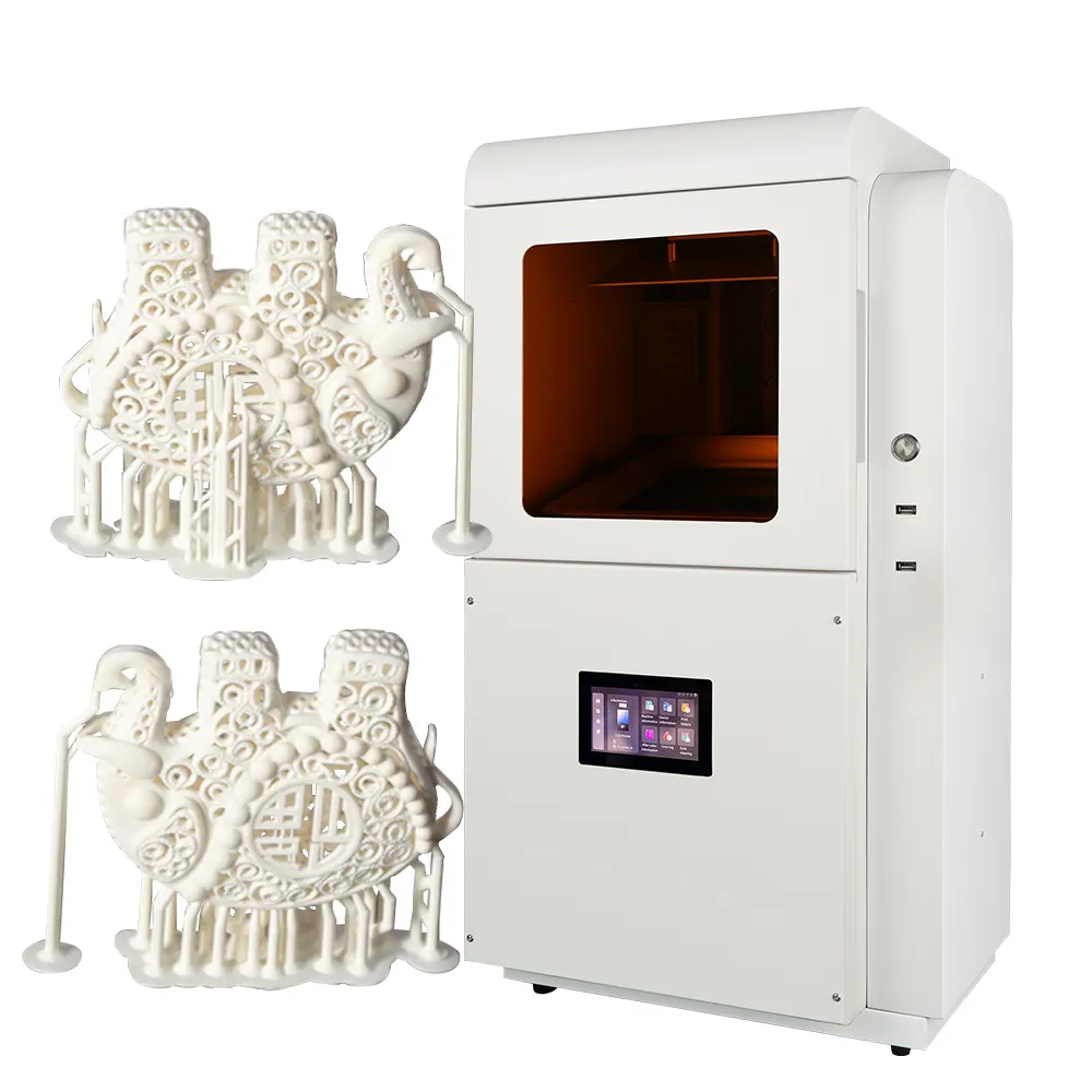 ゴールドジュエリー用Yihui3dプリンター高精度ジュエリーワックス樹脂14KLCDモノクロスクリーン3Dプリンター