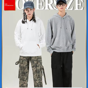 Sweat-shirt de sport décontracté en coton, logo personnalisé imprimé par l'usine, sweat-shirt à capuche pour hommes de haute qualité - Product Image 4