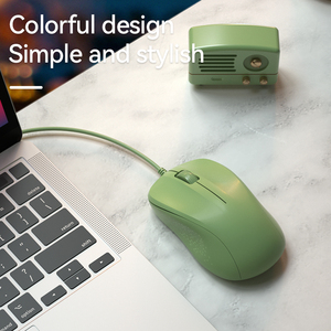 Bow dễ thương im lặng Chuột Trắng vàng hồng màu xanh lá cây chuột mini xách tay Ergonomic Máy Tính Có Dây Chuột chơi game cho máy tính để bàn máy tính xách tay - Product Image 2