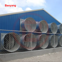 Bâtiment moderne en structure acier pour élevage de poulets avec surface galvanisée, poulailler en acier léger certifié ISO9001:2008 et CE