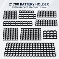 Support de batterie 21700 en ABS+PC, entretoise de cellules, support en plastique alvéolé pour pack de batteries lithium-ion