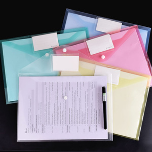 Cartella Portadocumenti in <span class=keywords><strong>Plastica</strong></span> A4, Busta <span class=keywords><strong>Trasparente</strong></span> in PP per Archiviazione Documenti - Product Image 1