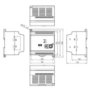 DVP16EC00R3 ชุดควบคุม PLC ซีรีส์ DVP-EC 16 จุด DVP16EC ของแท้ใหม่ - Product Image 5