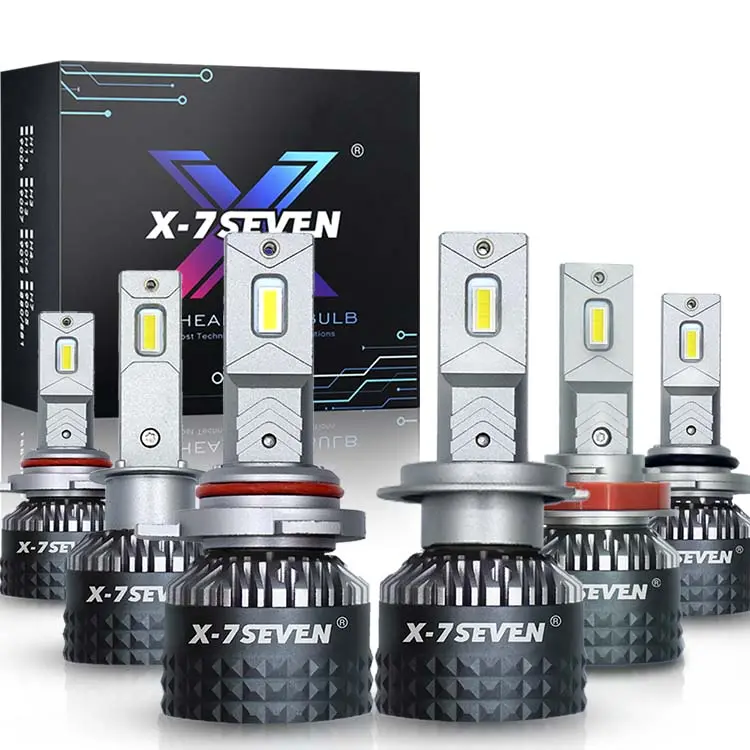 X-7SEVEN 2023 harga pabrik Zeus 150W 30000LM 6500K H11 lampu depan Led Chip 3570 Aksesori Mobil