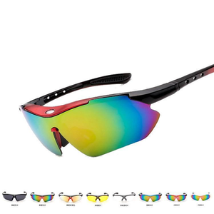Nouvelles lunettes de soleil polarisées UV400 pour hommes, monture intégrale colorée, verres toriques, design coupe-vent, légères, pour le cyclisme et la pêche en extérieur - Product Image 6