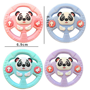 Nhà sản xuất bé <span class=keywords><strong>Silicone</strong></span> <span class=keywords><strong>Teether</strong></span> BPA Free an toàn giáng sinh <span class=keywords><strong>Silicone</strong></span> bé đồ chơi động vật hoa mềm hình dạng <span class=keywords><strong>Teether</strong></span> cho trẻ sơ sinh - Product Image 5