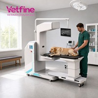Appareil de tomodensitométrie vétérinaire numérique 3D avec écran tactile et base mobile, équipement de diagnostic pour hôpitaux vétérinaires et cliniques pour animaux