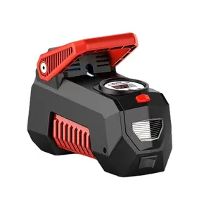 Bomba de ar portátil para pneu, motor dsc, iluminação digital, 8206, 35s, inflador rápido, para pneus de carro