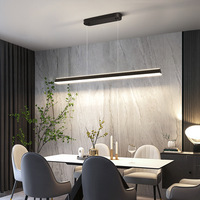 Luminaire suspendu carré LED de style industriel, bande lumineuse suspendue pour bureau, salle de classe, salle de conférence
