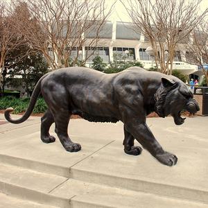Escultura de estatua de tigre de latón de bronce para decoración de parque al aire libre de animales de tamaño natural a la venta - Product Image 6