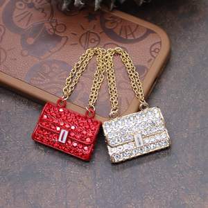 Gantungan Kunci Tas Mini Berhias Berlian Imitasi 2025, Elemen Dekorasi Perhiasan Wanita, Gantungan Kunci Kecil, Hadiah Kecil, Aksesoris Casing Ponsel, Kerajinan DIY - Product Image 5