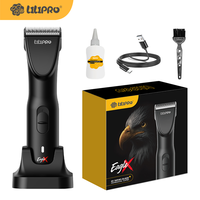 LILIPRO EagleX - Potente Cortadora de Pelo Eléctrica para Perros A5, Bajo Ruido, Recargable, Inalámbrica, Juego de Productos para el Cuidado de Mascotas