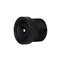 Objectif de caméra de tableau de bord 5MP 1,8 mm à monture M12, format 1/2,7 pouce, F1.8, objectifs CCTV fisheye