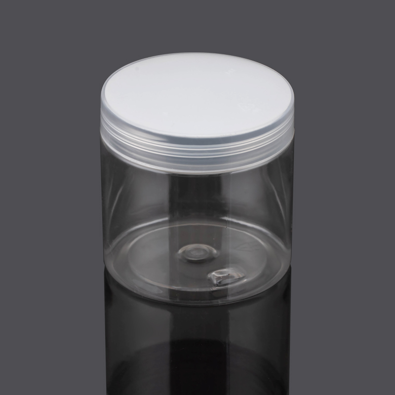 White Pattern Plastic Bottles Screw Cap for Cream Lotion Stock Cosmetic Packaging Containers for Skin Care Products PP Base Body
