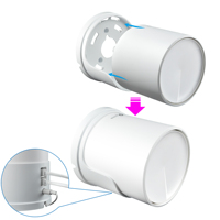 BANGCHEER Dudukan & Penyangga Dinding Plastik Putih Tahan Lama untuk Router WiFi Rumah TP-Link Deco X20/X60, 1 Buah