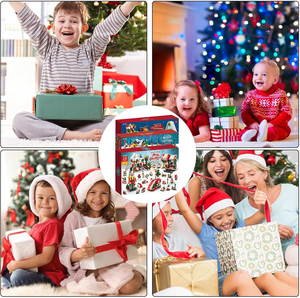 Venta al por mayor 22 juguetes caja <span class=keywords><strong>de</strong></span> regalo <span class=keywords><strong>de</strong></span> Navidad para niños Mini animales Squishies 24 días <span class=keywords><strong>calendario</strong></span> <span class=keywords><strong>de</strong></span> <span class=keywords><strong>Adviento</strong></span> con revestimiento UV impresión en relieve - Product Image 6