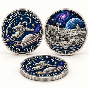 Monedas de aleación de zinc de doble cara, fundidas a presión en 3D, personalizadas al por mayor, monedas de desafío de metal esmaltado personalizadas para eventos - Product Image 5