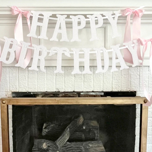 Pafu <span class=keywords><strong>joyeux</strong></span> <span class=keywords><strong>anniversaire</strong></span> bannière filles garçons fête maison décoration murale queue de poisson rose <span class=keywords><strong>bleu</strong></span> fête d'<span class=keywords><strong>anniversaire</strong></span> <span class=keywords><strong>guirlande</strong></span> avec nœud - Product Image 4