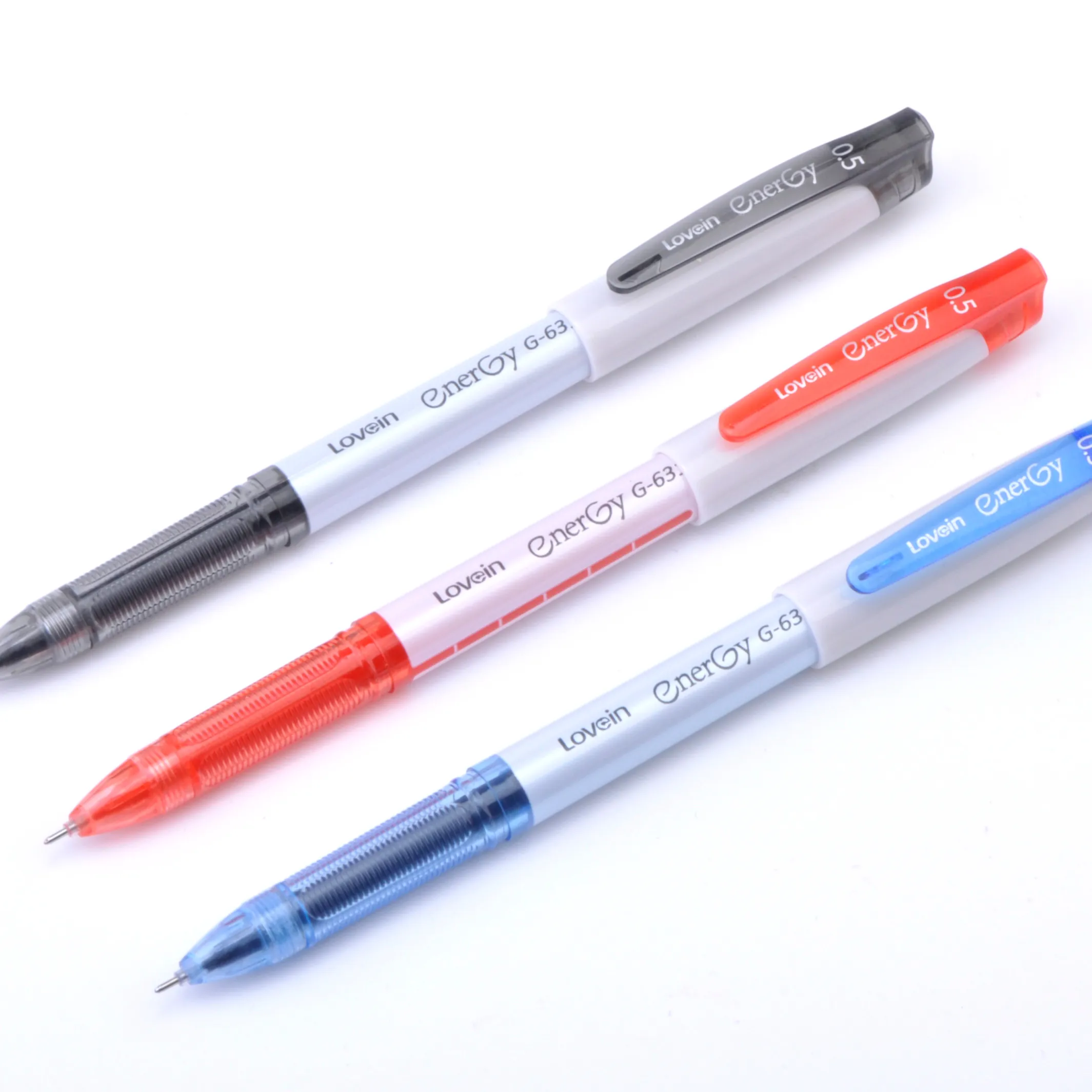Yeni tasarım 0.5mm sıcak satış plastik jel kalem en iyi fiyat promosyon jel kalem imza kalem