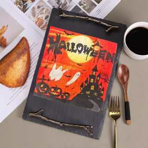 Halloween Printed <b>Paper</b> Napkins 330mm Square Disposable Festival Party Tableware - Product Image 2