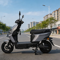 Moped électrique abordable CKD SKD 10 pouces, 600/800W, vitesse 50 km/h, style rétro, scooter électrique chinois en vente