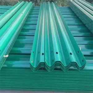 Hot Dippped Galvanized Q235 Q345 Steel Highway Guardrail Manufacturer