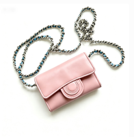 Nouvel Arrivage ZL310 – Sac à Monnaie Chaîne Haut de Gamme en Cuir Véritable, Mini Pochette Mignonne et Luxueuse pour Téléphone, Disponible en Toutes Couleurs