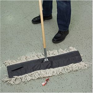 Boardwalk BWKFF40 Balai à poussière jetable en coton Flash Forty de 5 pouces, naturel - Product Image 1