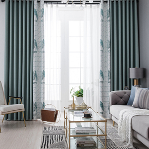 Kitchen curtain Vertical Jacquard zebra Gray, waltzes for windows and curtains kitchen set, cheap, <span class=keywords><strong>2</strong></span> PCs - Product Image 2