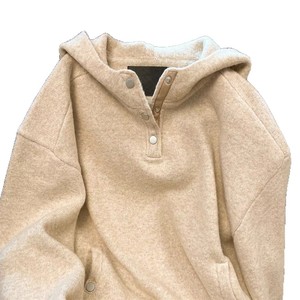 Dalang Women's Hooded Knit <b>Cardigan</b> Loose Fit <b>Thick</b> Wool Sweater Winter Anti-Pilling Full Sleeve Single-Breasted - Product Image 5