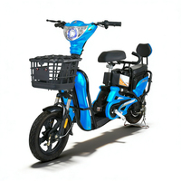 Scooter électrique 48V 350W/500W, pneu à vide de 16 à 22 pouces, 2 places, vélo électrique pour adultes