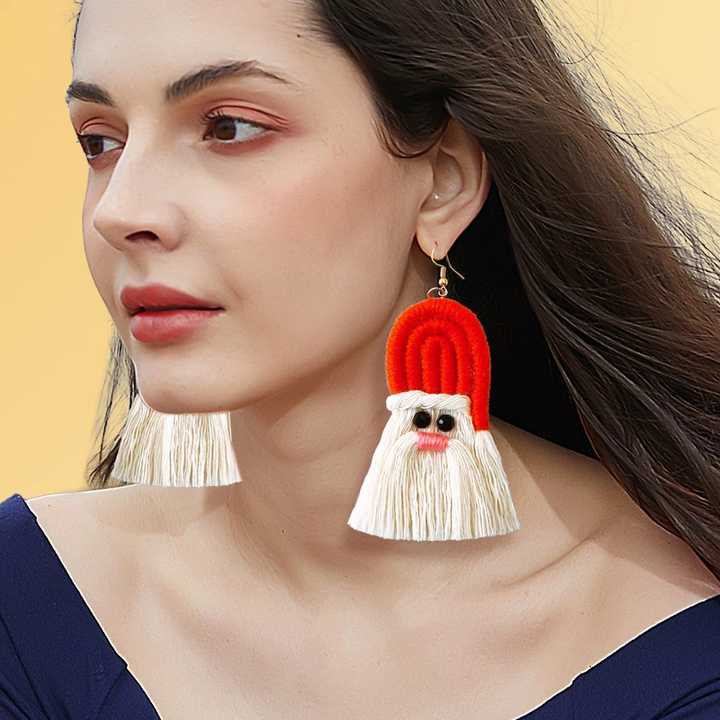 Share 82+ cotton thread earrings super hot esthdonghoadian