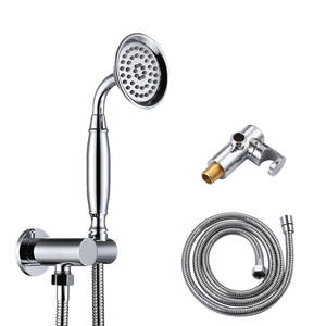 <span class=keywords><strong>Ducha</strong></span> de mano de latón antiguo con soporte, cabezal de <span class=keywords><strong>ducha</strong></span> de mano de alta presión, rociador en forma de teléfono Vintage, <span class=keywords><strong>manguera</strong></span> larga - Product Image 1