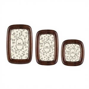 Cadre photo en bois rustique fait main, écologique, de qualité supérieure, pour table, support portrait, pour photos de famille, souvenirs de mariage, cadeaux d'anniversaire - Product Image 1