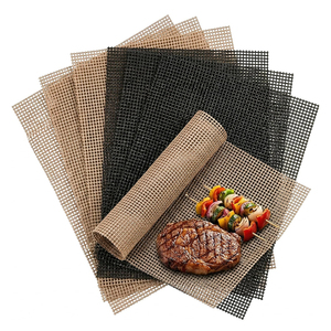 Malla de PTFE de alta resistencia para parrilla, tapete antiadherente de fibra de vidrio para hornear en horno y barbacoa - Product Image 1